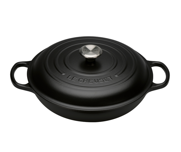 Le Creuset Gourmet Profipfanne Signature innen schwarz